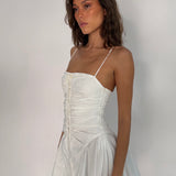 Isabella Mini Dress - White - Aiumi