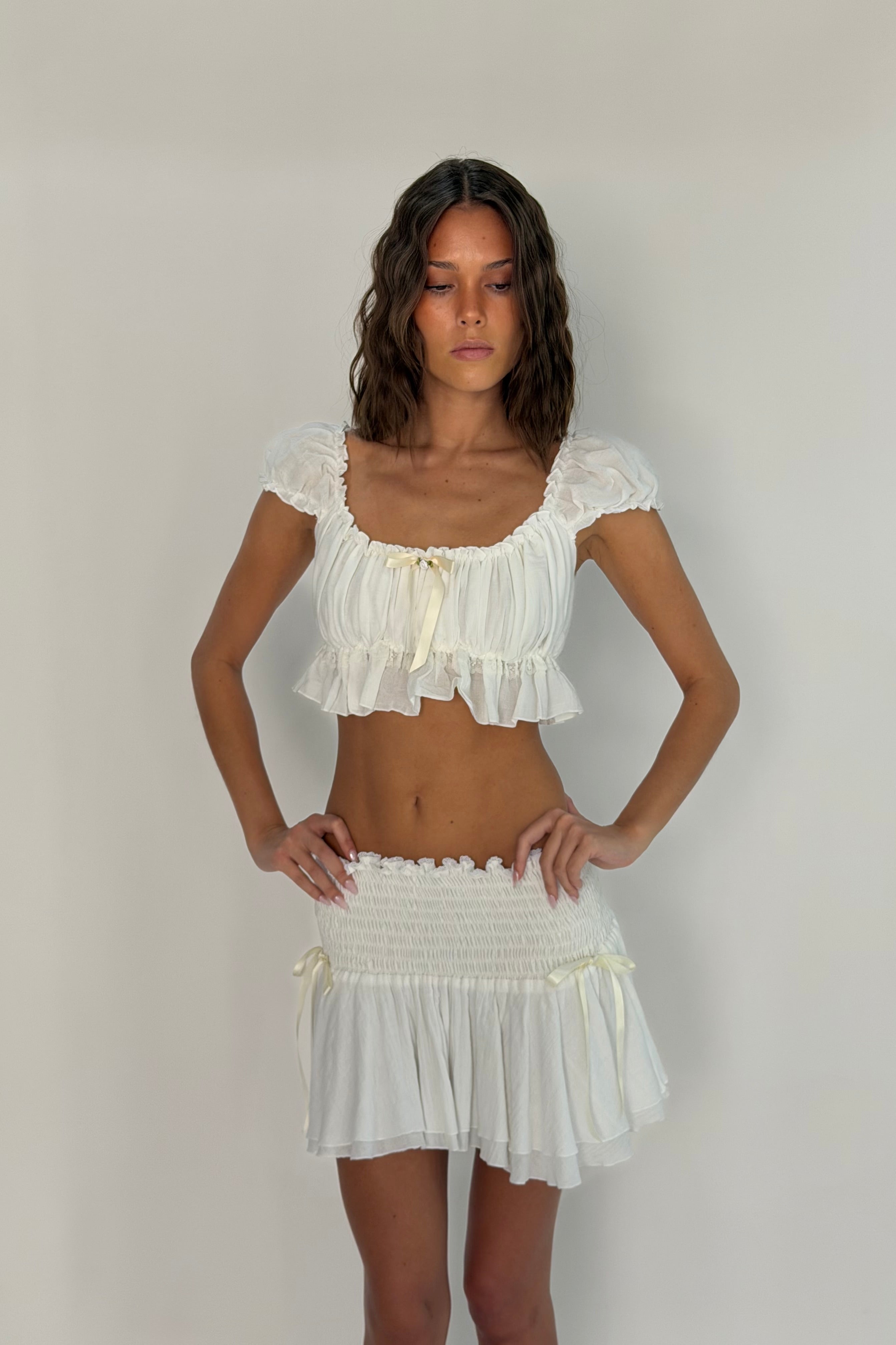 Sample Daisy Crop Top - Aiumi