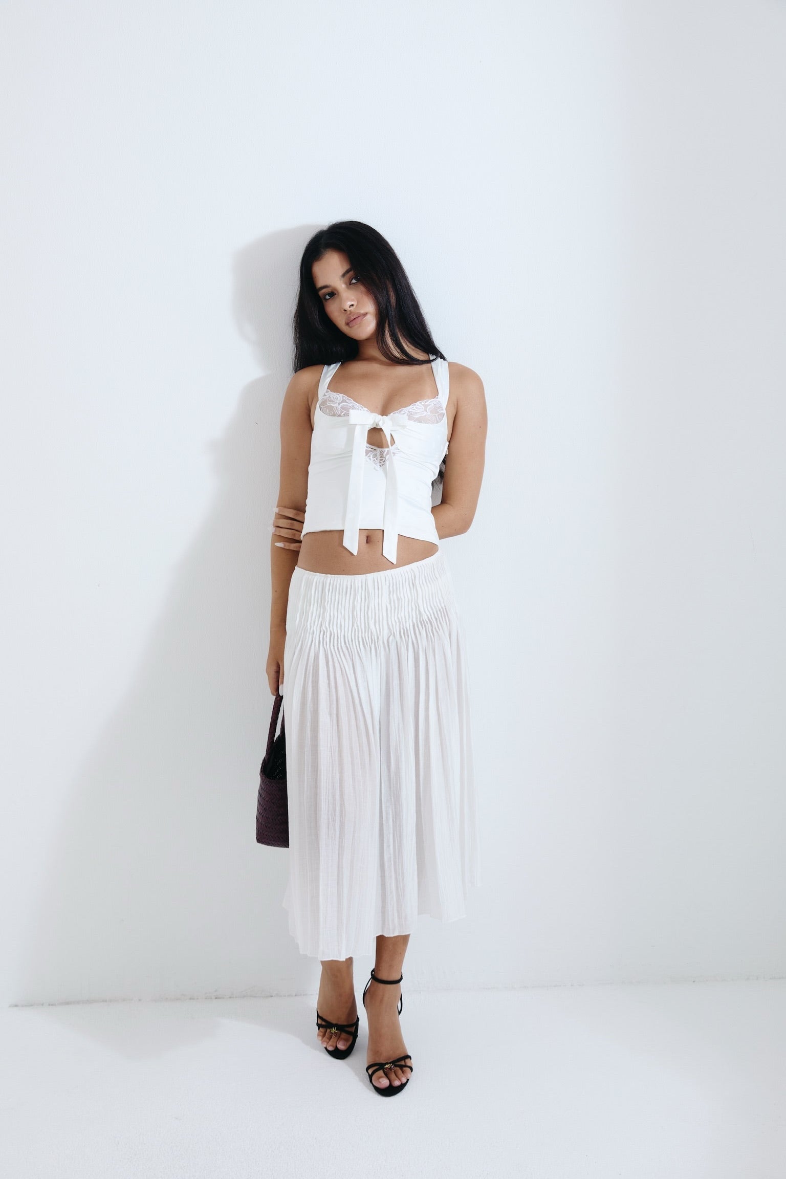 Alana Midi Skirt - Aiumi