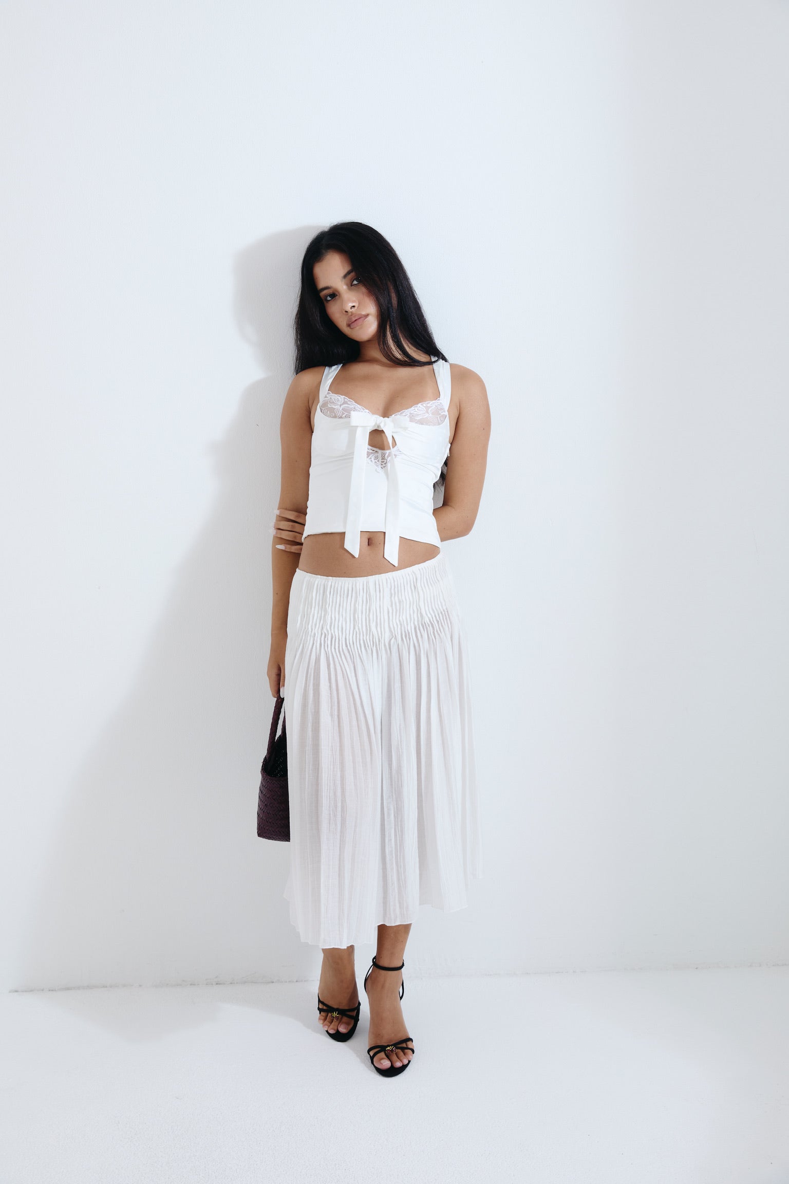 Alana Midi Skirt - Aiumi