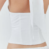 Rosanna Halter Top - White