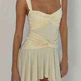 Sienna Mini Dress - Butter - Aiumi