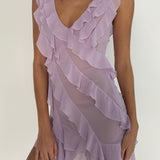 Sample Ruffle mini dress (X-Small) - Aiumi
