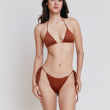 Ellie Bikini Top - Brown
