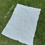 Ariel Picnic Blanket - White