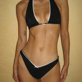 Rodeo Black Halter Top