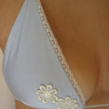 Marcia Blue Triangle Top